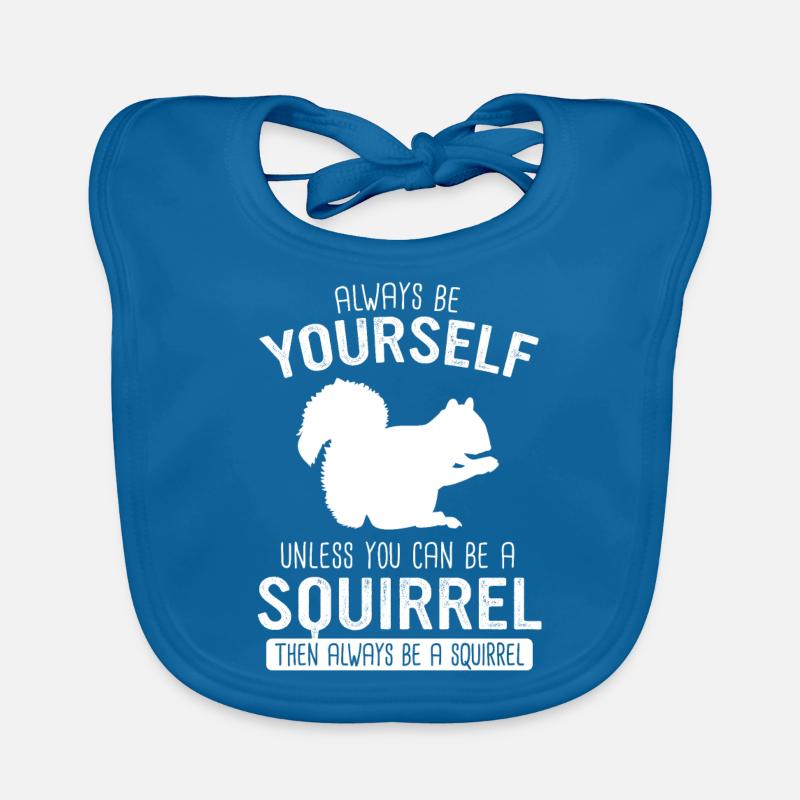Squirrel Animal Organic Baby Bibs