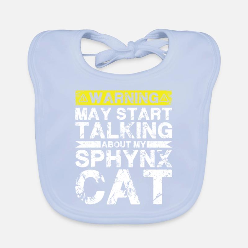En parlant de chat Sphynx Bavoir bio Bébé