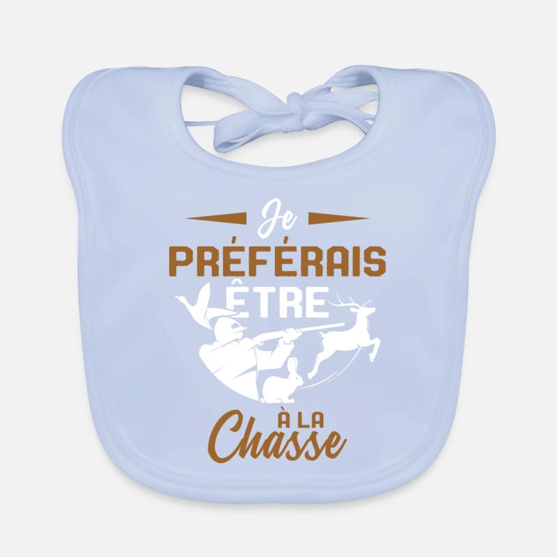 Lustige Idee eines Jagdgeschenks für einen Jäger Baby Bio-Lätzchen