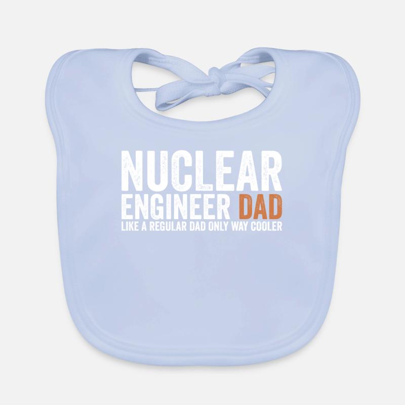 Papa - Nuclear Engineer Organic Baby Bibs