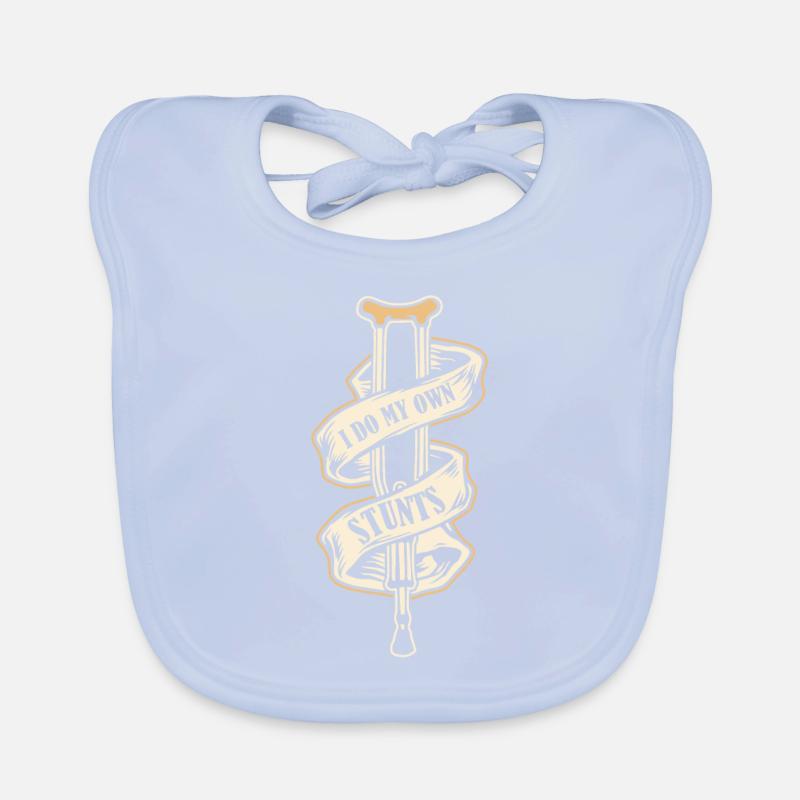 Get well Broken foot Broken bone Organic Baby Bibs