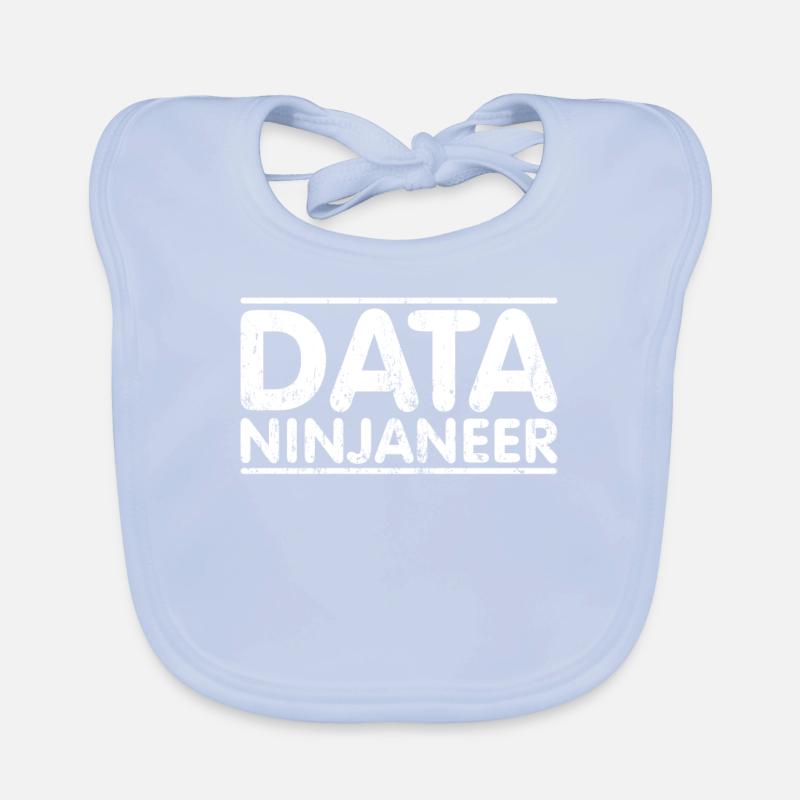 Ninjaneer - Data Engineer Organic Baby Bibs