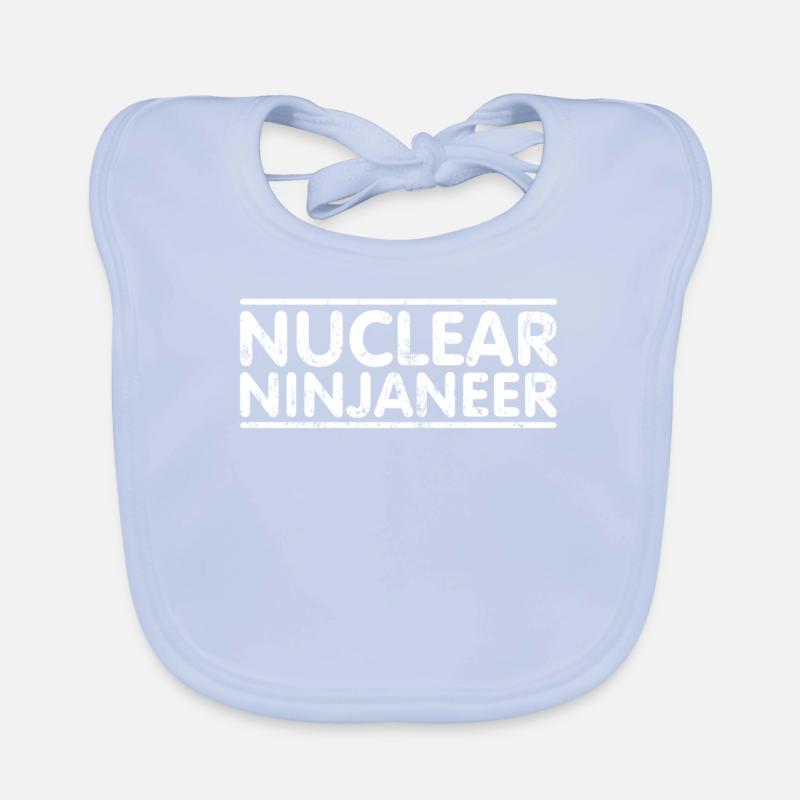 Ninjaneer - Nuclear Engineer Organic Baby Bibs