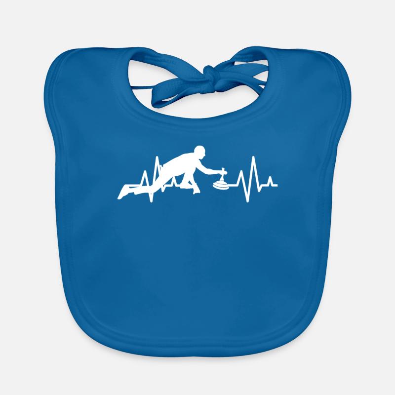 Curling Curling Organic Baby Bibs