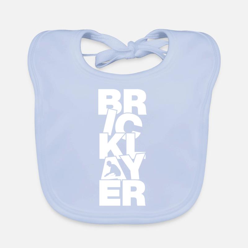 Masonry - Bricklayer Organic Baby Bibs