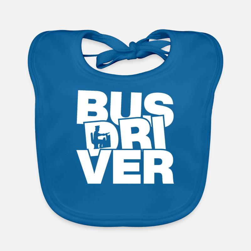 Profession Travail - Chauffeur de bus Bavoir bio Bébé