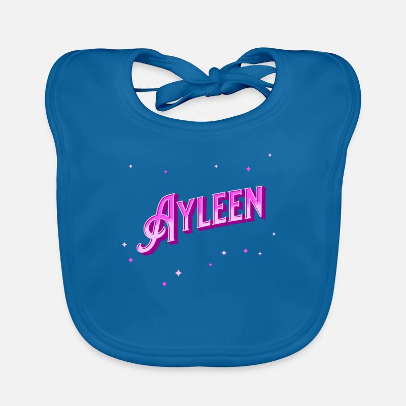 Ayleen name personalized Organic Baby Bibs