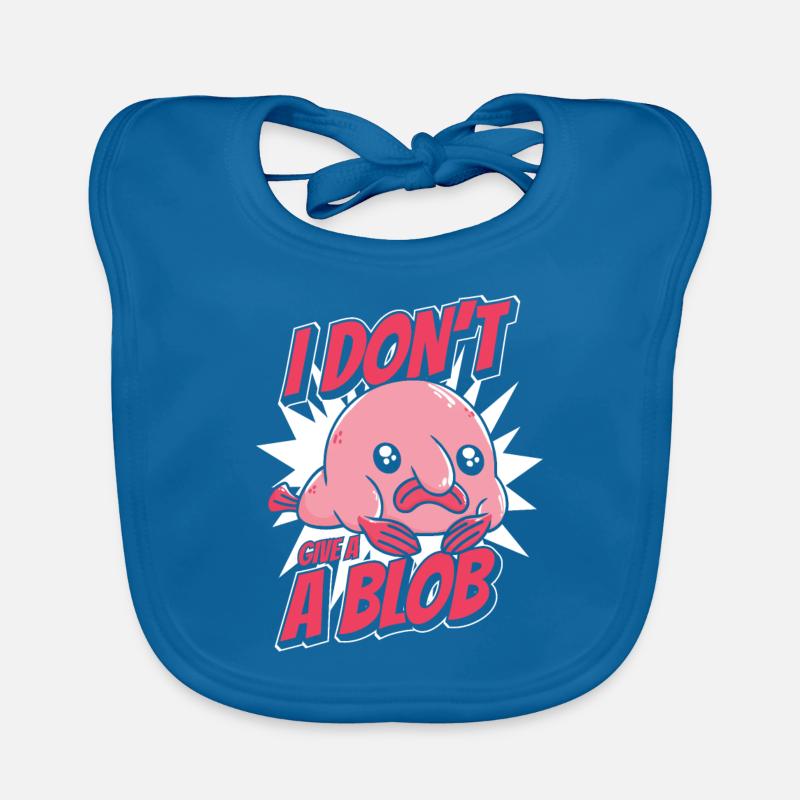 Blobfish Poisson Funny Blob Blobby Blobfish Bavoir bio Bébé