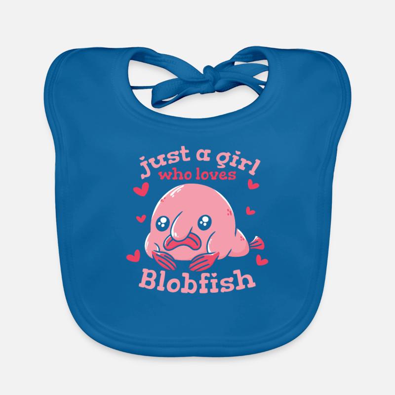 Blobfish Poisson Funny Blob Blobby Blobfish Bavoir bio Bébé