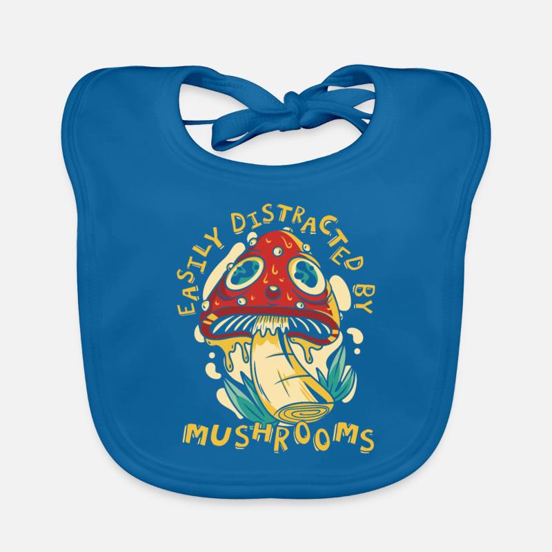 Champignons Champignons Champignon Champignon Bavoir bio Bébé