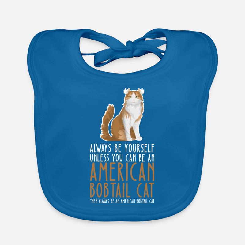 Sei Du Selbst - American Bobtail Cat Baby Bio-Lätzchen