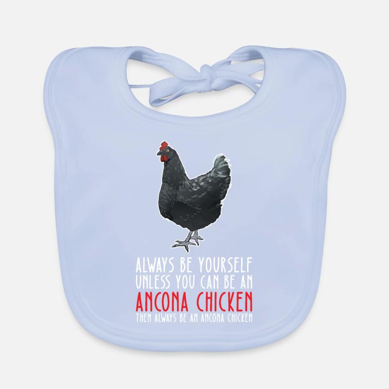 Soyez vous-même - Ancône Poulet Bavoir bio Bébé