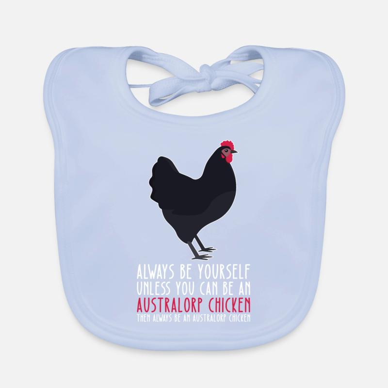 Soyez vous-même - Australorp Chicken Bavoir bio Bébé