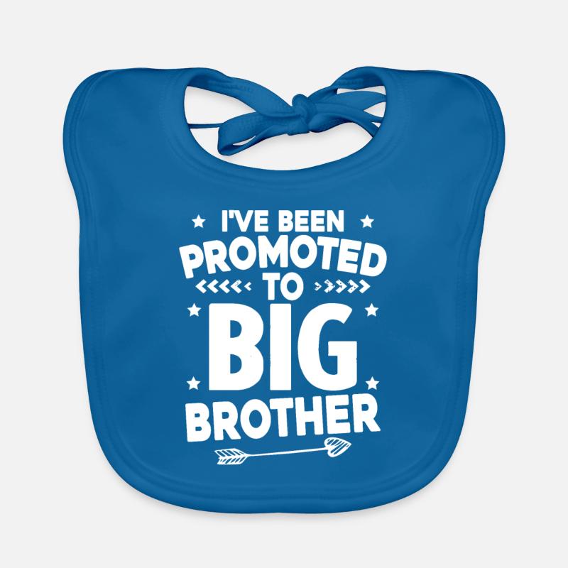 Ich werde ein großer Bruder sein - zukünftiger großer Bruder Baby Bio-Lätzchen
