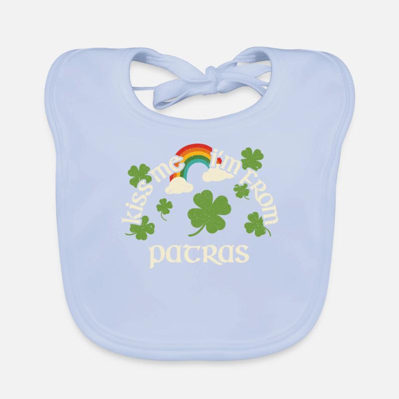 Embrasse-moi - Patras de la Saint-Patrick Bavoir bio Bébé