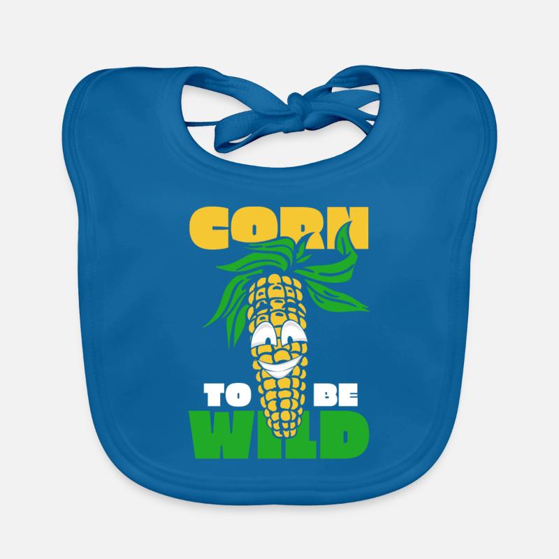 Maize Corncob Farmer Organic Baby Bibs