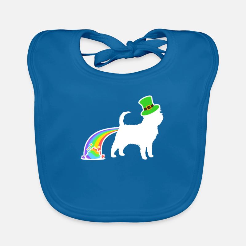 Chien de Saint-Patrick - Affenpinscher Bavoir bio Bébé