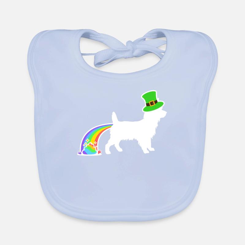 Chien de Saint-Patrick - Terrier australien Bavoir bio Bébé