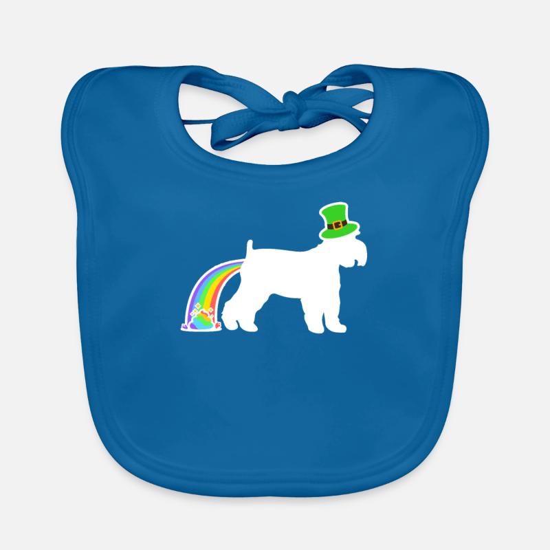 Chien de Saint-Patrick - Schnauzer Bavoir bio Bébé