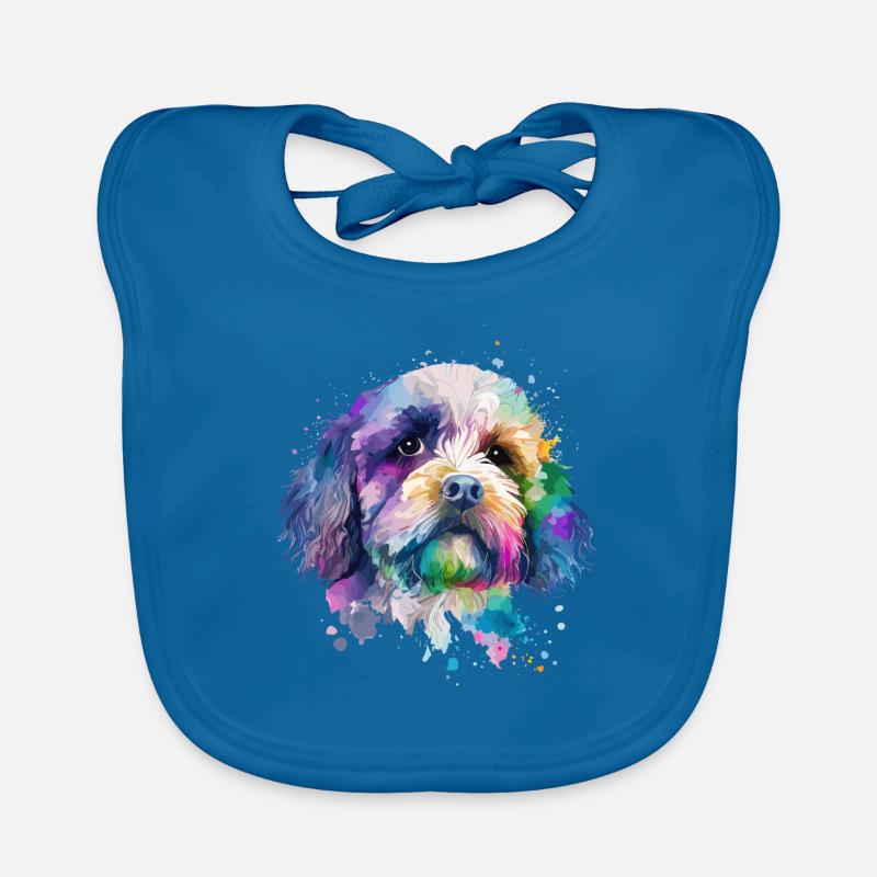 Cockapoo pour les amoureux des chiens Spoodle Bavoir bio Bébé