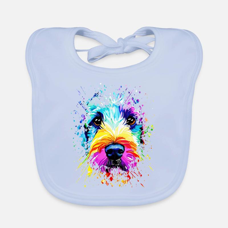 Cockapoo pour les amoureux des chiens Spoodle Bavoir bio Bébé