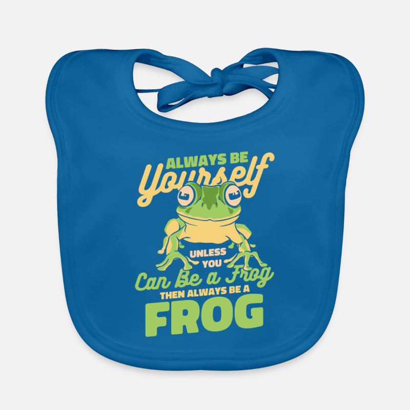 Frosch Kröte Baby Bio-Lätzchen