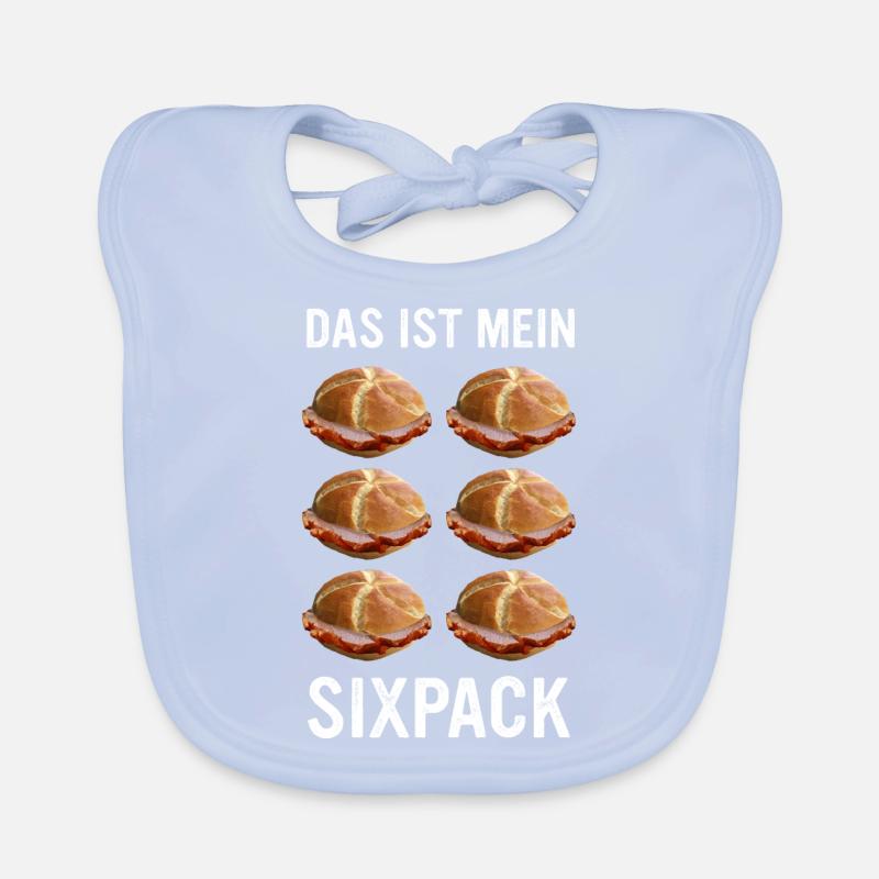 Leberkäs Bayern Leberkas Semmel Fleischkäse Baby Bio-Lätzchen