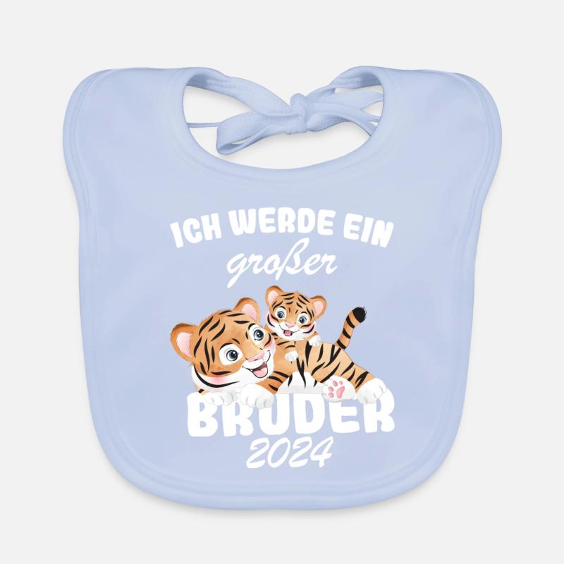 Ich Werde Großer Bruder 2024 Baby Bio-Lätzchen
