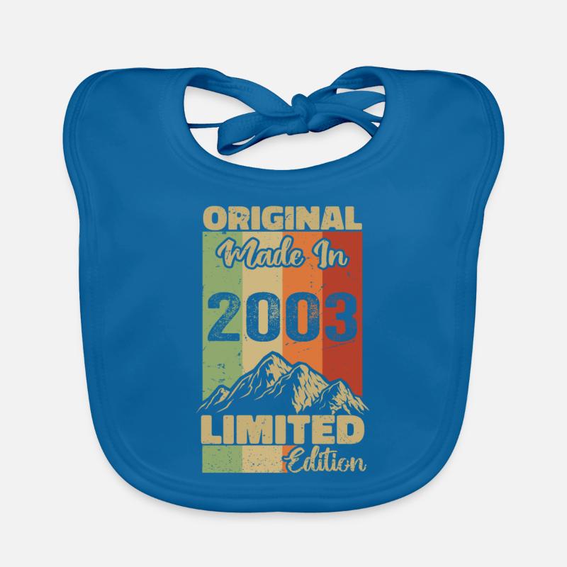2003 Original - Fabriqué en 2003 - Edition Limitée Bavoir bio Bébé