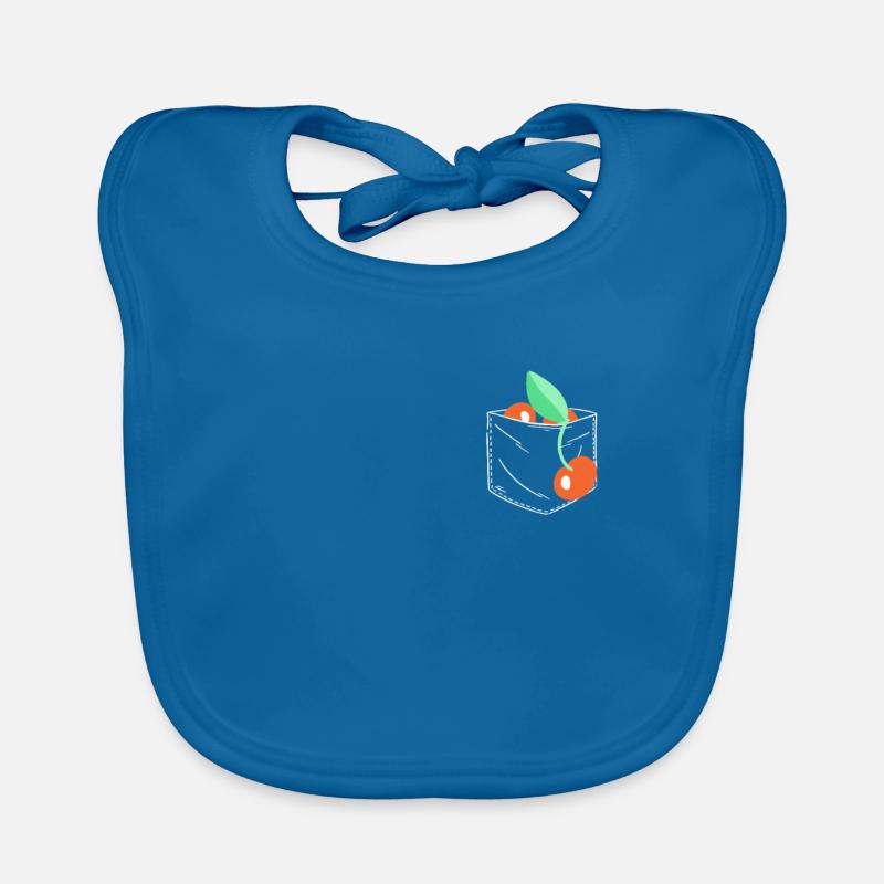 Cherry Fruit Cherries Cherry Organic Baby Bibs