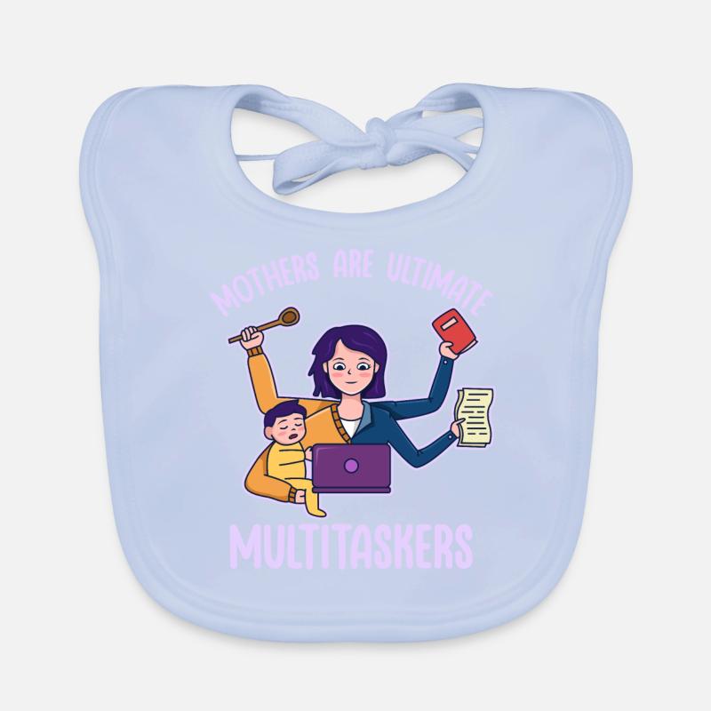Muttertag Multitasking Arbeit Design Baby Bio-Lätzchen