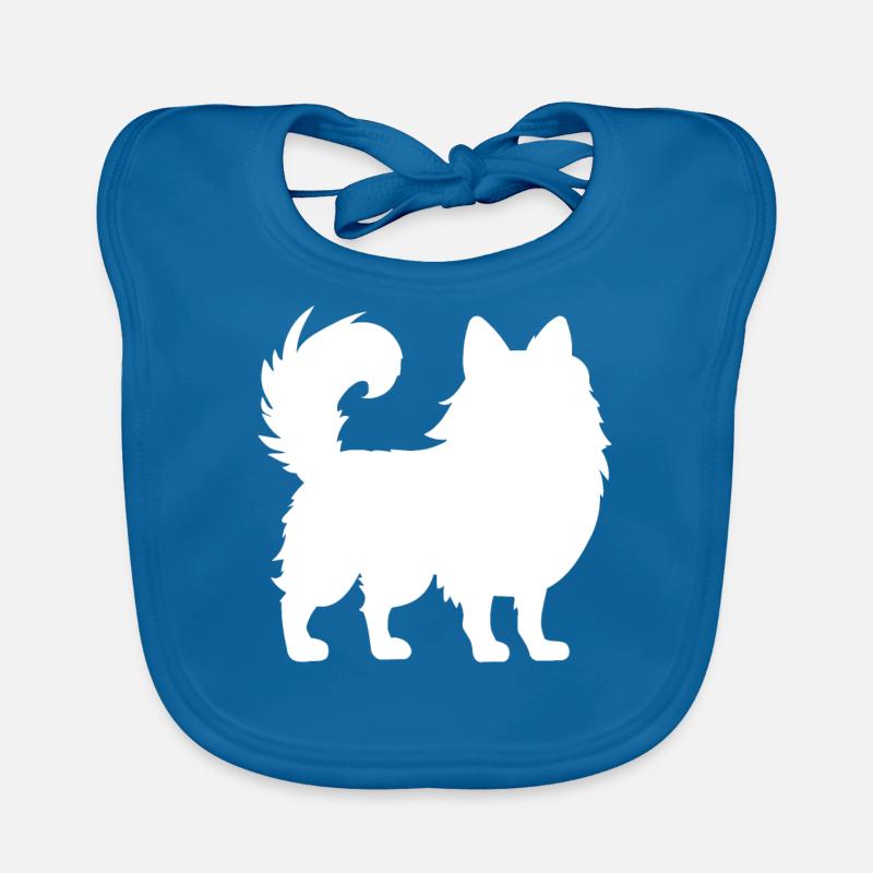 Pomeranian Zwergspitz Baby Bio-Lätzchen
