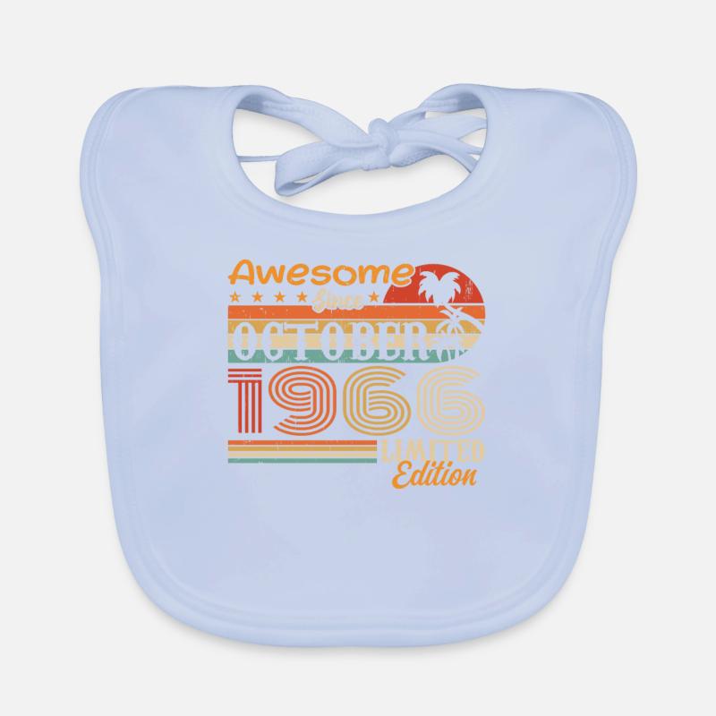 1966 October Vintage - October 1966 Organic Baby Bibs