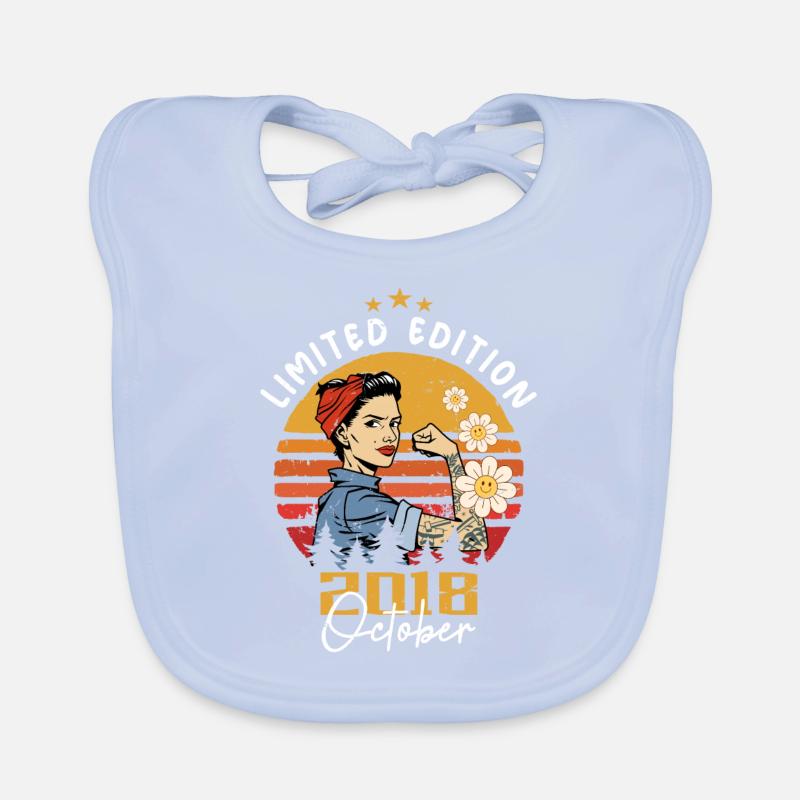 October 2018 born | October 2018 Organic Baby Bibs
