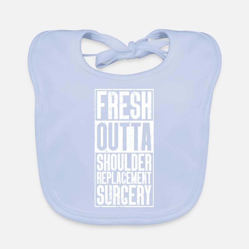 Fresh From The Outta - Shoulder Replacement Organic Baby Bibs