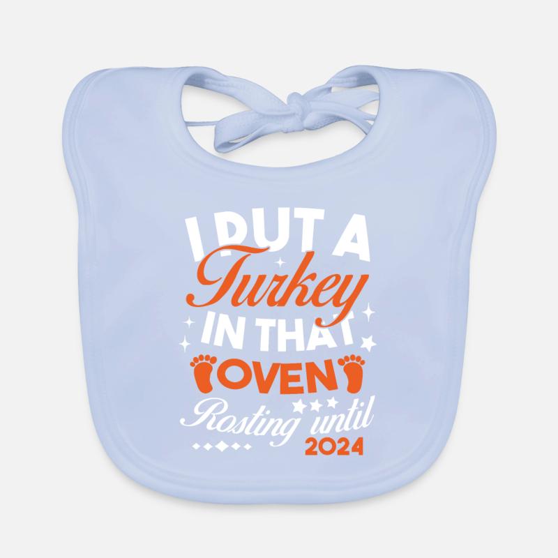 J’ai mis une dinde dans ce four 2024 Bavoir bio Bébé