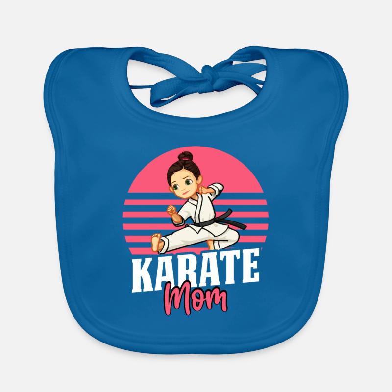 Karate Mom Organic Baby Bibs