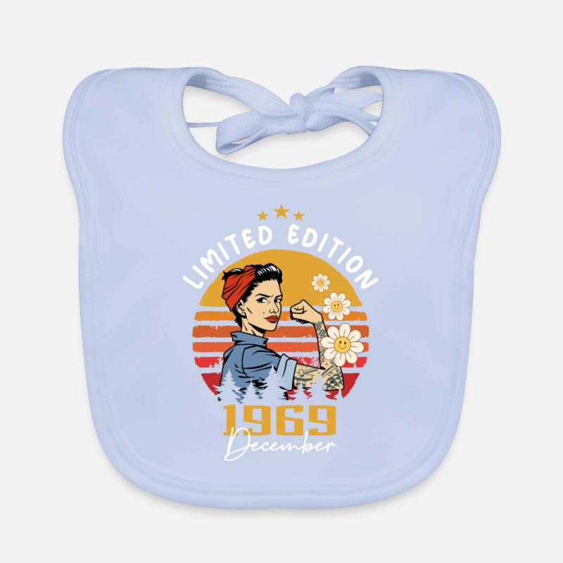 Dezember 1969 Geburtstagsgeschenk Dezember 1969 Baby Bio-Lätzchen