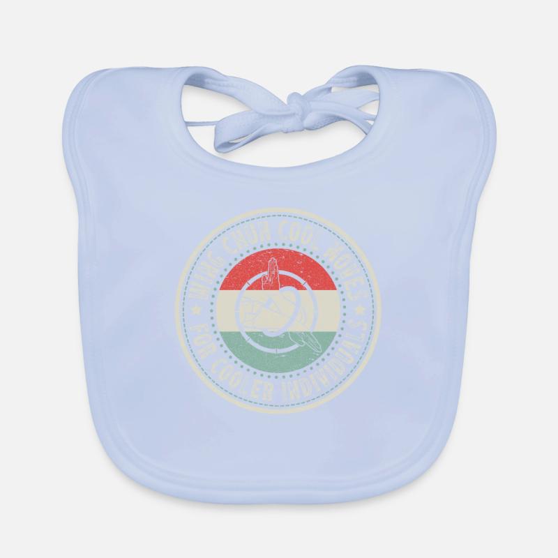 Wing Chun cool moves for cool individuals Organic Baby Bibs