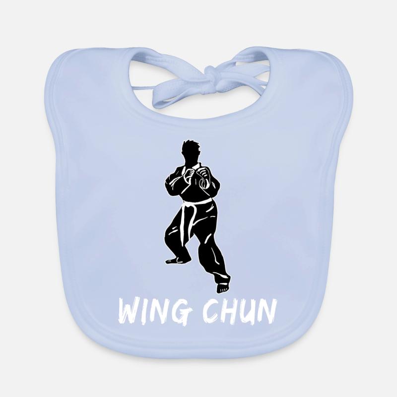 Wing Chun Baby Bio-Lätzchen