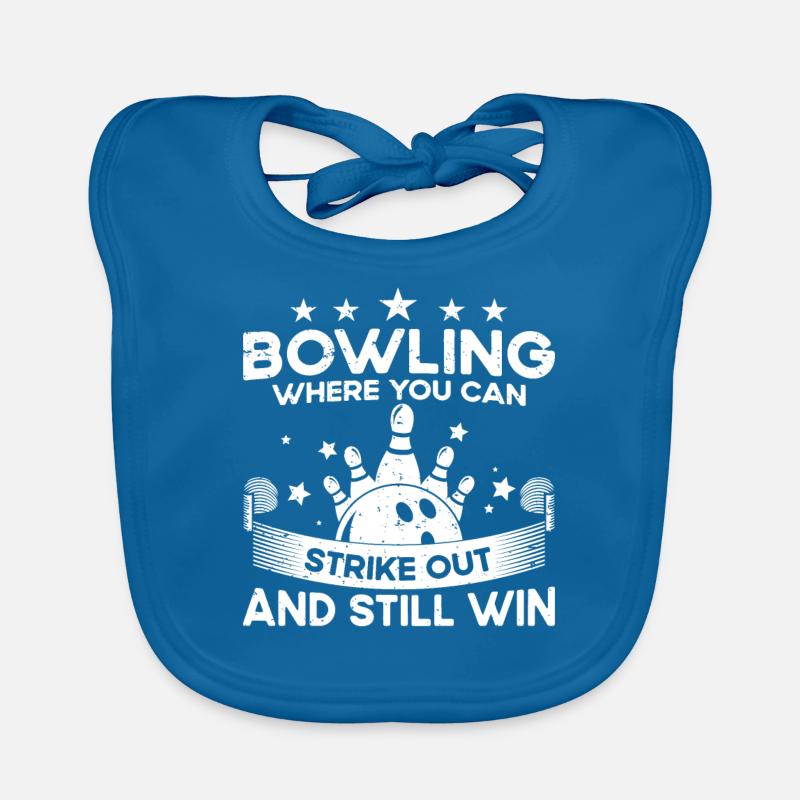 Peut se balancer et quand même gagner - Bowling Bavoir bio Bébé