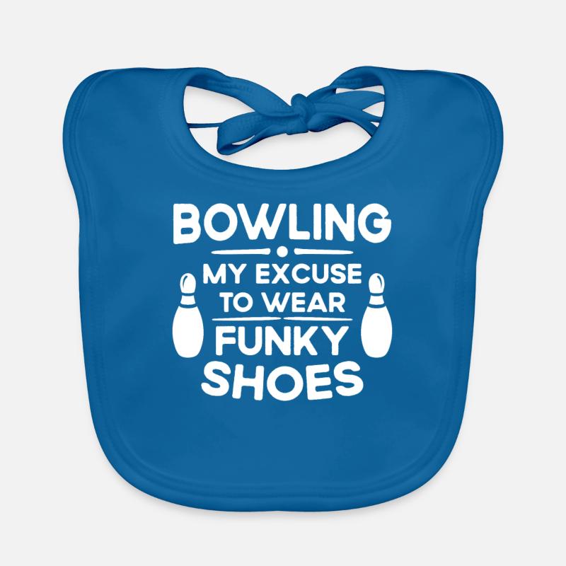 Mon excuse pour porter des chaussures funky - Bowling Bavoir bio Bébé