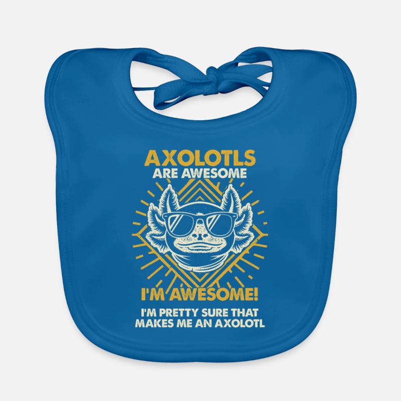 Axolotls Are Great - Mom Dad Organic Baby Bibs