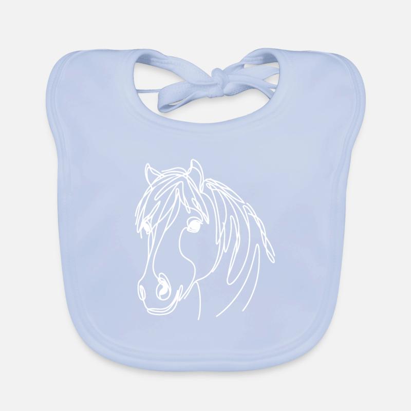 Line Art Dad Mom - Mongolian Organic Baby Bibs