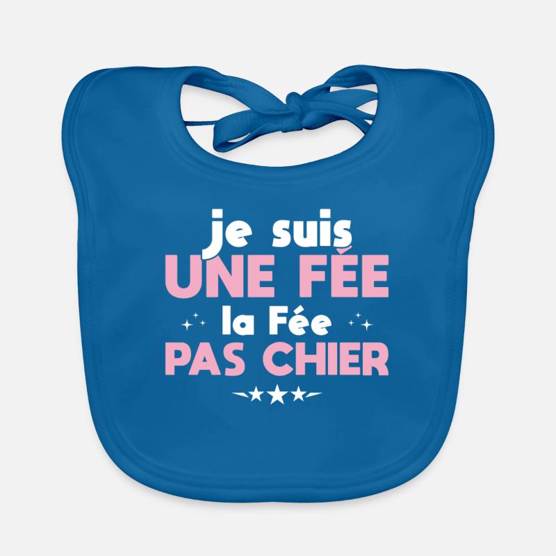 Je Suis Une Fée La Fée Pas Chier Bavoir bio Bébé