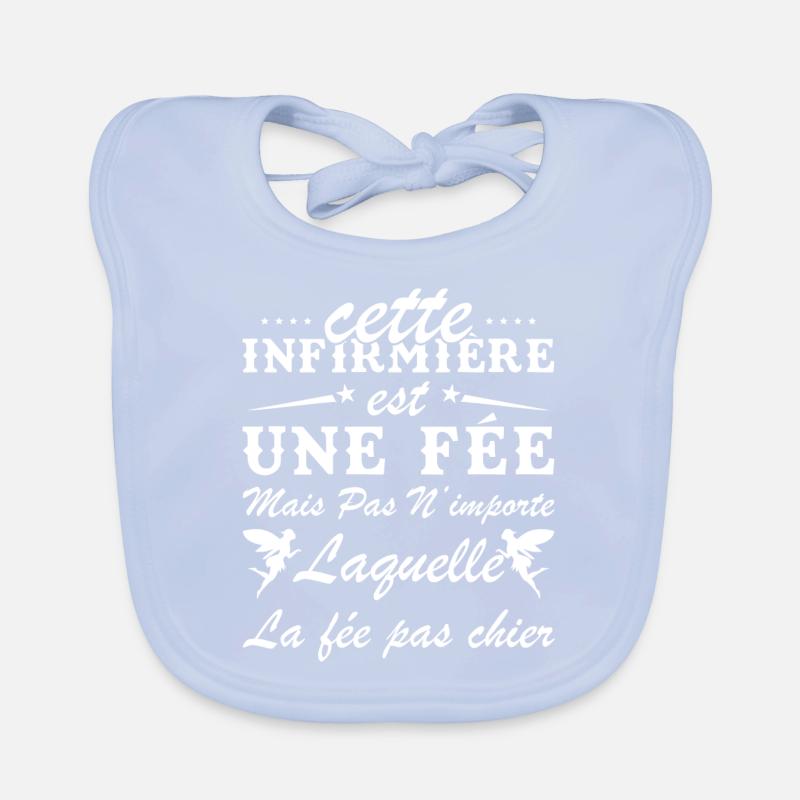 Krankenschwester Humor Diese Krankenschwester ist eine Fee Baby Bio-Lätzchen