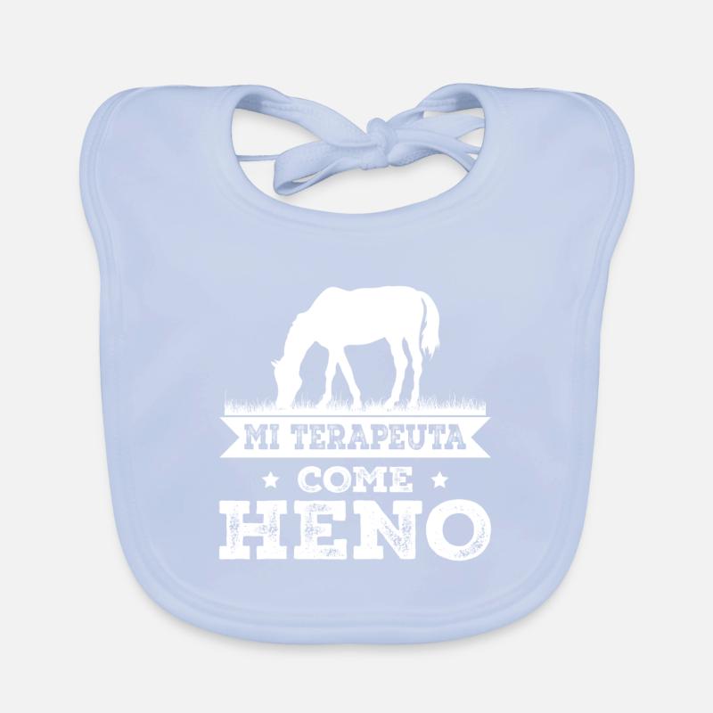 My Therapist Eats Hay Organic Baby Bibs