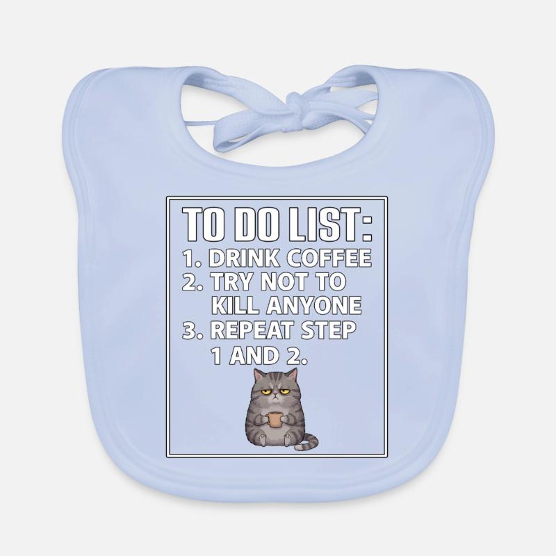 Liste de choses à faire pour Evil Cat Bavoir bio Bébé