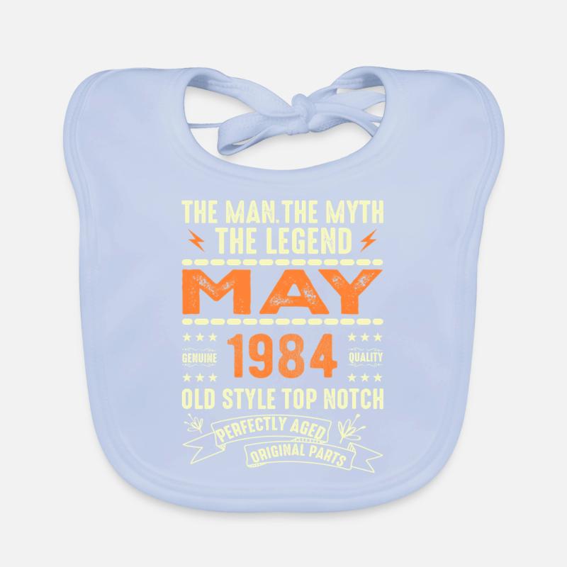 Geburtstag Mai 1984 - May 1984 Baby Bio-Lätzchen