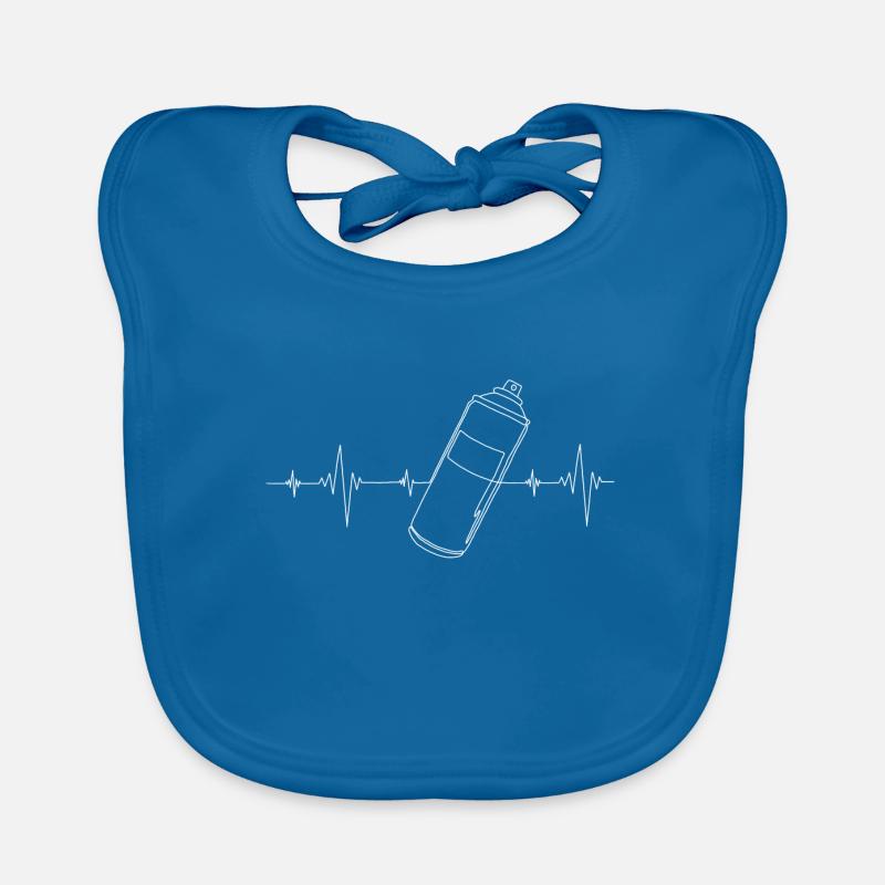 Graffiti Liebe Sprühdose Sprayer Geschenkidee Baby Bio-Lätzchen